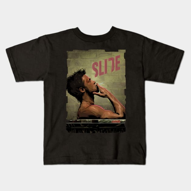 Fight Club Dystopian Drama Kids T-Shirt by Thunder Lighthouse